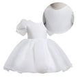 thumbnail image 4 of KAWELL Girls Formal Dresses Flower Girl Wedding Party Puffy Dresses Birthday Tutu Gown Prom Dress, 4 of 5