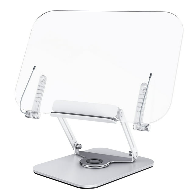 Bisofice Book Stand,Book Stand Clips And Adjustable With Base Panel Document Base Panel Clips And Adjustable Book Adjustable Book Recipe Stand With Base Buzhi Book Book Storybook Mewmewcat