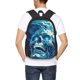 thumbnail image 4 of Easygdp Abstract Blue Skull Mochila de Gran Capacidad Minimalista Ideal para Escuela, Viajes y Uso Diario, 4 of 6