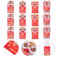 thumbnail image 2 of 12 Pcs Enveloppes Rouges Année du Tigre Nouvel An Chinois Poches à Argent Paquet Rouge, 2 of 9