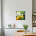 thumbnail image 3 of ZHONGYUTONG Hummingbird Wall Art Bird with Dandelion Canvas Prints Nature Animal Pictures Paintings Artwork Home Decor for Bedroom Bathroom (28.00" x 28.00"), 3 of 6