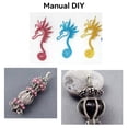 thumbnail image 4 of Qarigey Rollo de alambre de aluminio, brazalete de 1mm, pendientes, joyería, decoración casera, adorno, accesorios para hacer DIY Ropa, zapatos y accesorios Miscelánea Rojo oscuro Qarigey AP015414-03, 4 of 6