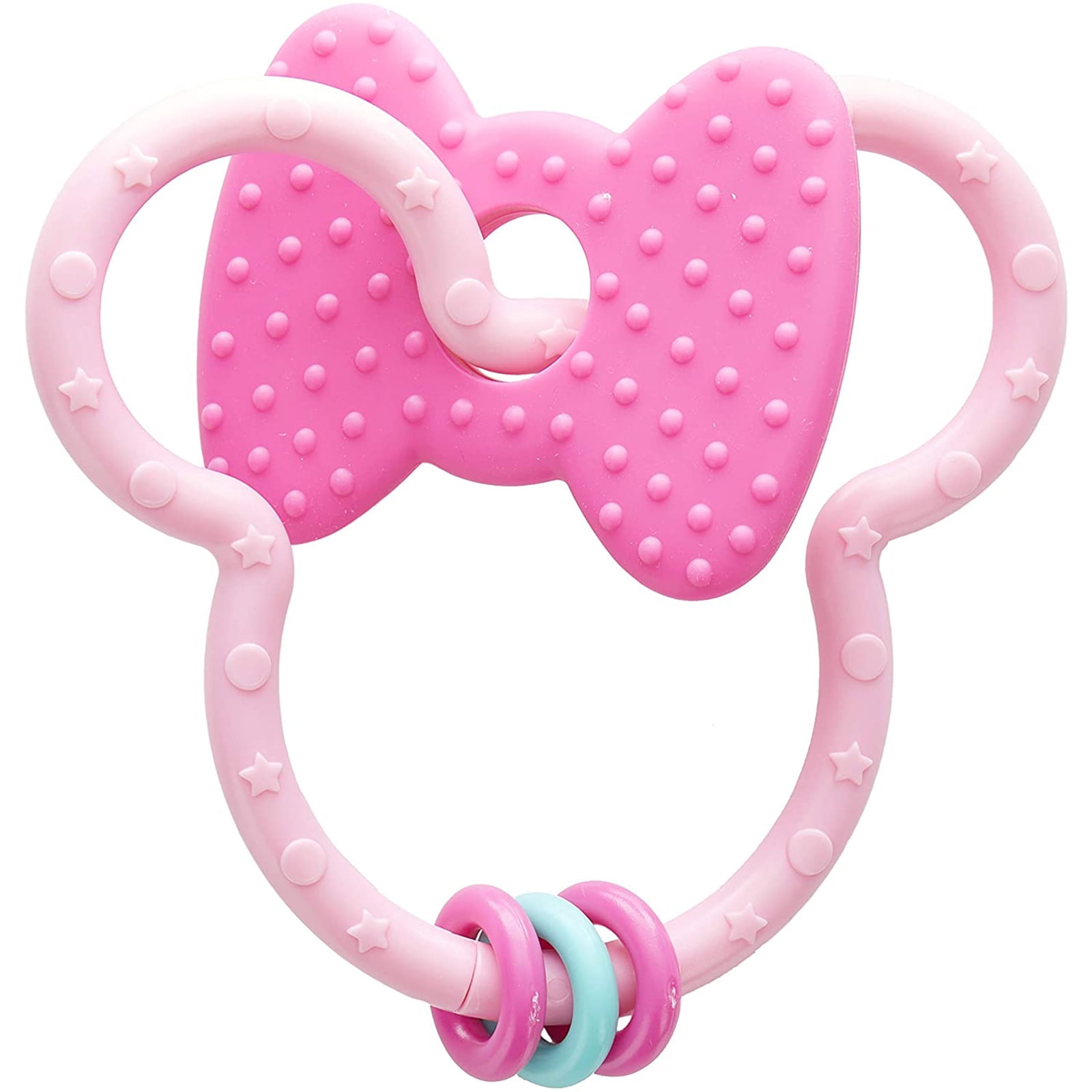 Disney Minnie Mouse Combo Pack Character & Barbell Rattle Minnie 