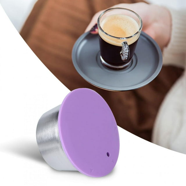 Cápsula de café reutilizable, cápsula de café reutilizable y rellenable de acero inoxidable Cápsula de café de acero inoxidable Materiales ecológicos