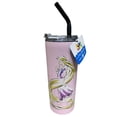 thumbnail image 3 of Princesas Disney Vaso Termo doble Pared Acero Inoxidable con tapa y Popote Rosa, 3 of 4