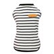 thumbnail image 1 of Dog Striped Shirt Polyester Fiber Sleeveless Spring Summer Pet Clothes Lightweight Puppy T Shirts for Small Medium Dogs Cats Black XS, 1 of 1