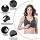 thumbnail image 4 of 2026 Women's Zip Front Sports Bra Wireless Post-surgery Bra Active Bras, 4 of 5