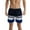 Blue Beach Shorts, variant on HOOMEUMY Men's Summer Beach Shorts Quick Dry Swim Trunks with Pockets Stripes Pattern Drawstring Bathing Suits Blue XL