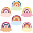 thumbnail image 1 of Placas de identificación Henoyso Rainbow, 108 unidades, para escritorios de aula, 1 of 7