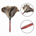 thumbnail image 2 of Anti-Static Genuine Ostrich Feather Duster 32cm Wooden Handle Cleaning Brush, 2 of 3