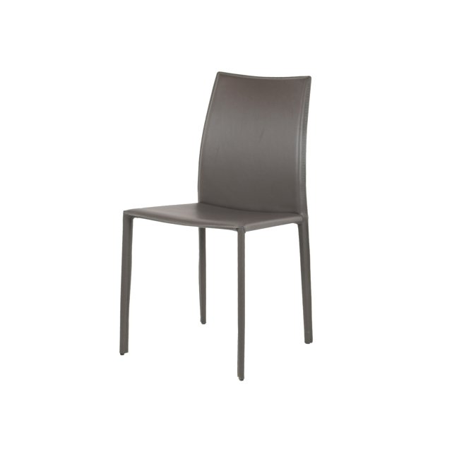 Lynda Modern Leather Upholstered Side Chair - Contract Grade