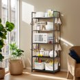thumbnail image 3 of puresly 5 Tier Storage Shelves Adjustable Shelving Unit Heavy Duty Storage Shelf 66 Lbs Capacity for Kitchen Pantry Closet Bathroom Laundry Garage, 3 of 9