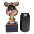 thumbnail image 5 of Exotic Australian Koala Bear Head Bust Statue In Bronze Electroplated Finish, 5 of 5