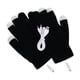 thumbnail image 1 of Guantes calefactables USB de dedos completos para estudiantes, para uso en interiores o trabajo, para mecanografía, térmicos, lavables Negro, 1 of 9