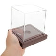 thumbnail image 3 of OULII golf ball display cases Baseball Display Case For Collection Showcasing 1Pcs, 3 of 8