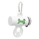 thumbnail image 4 of Dispensador de bolsas para excrementos de perros Dispensador de bolsas para excrementos de perros con mosquetón de metal y 1 rollo de bolsas para excrementos Caja para excrementos blanca y 1 rollo de, 4 of 12