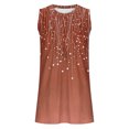 thumbnail image 5 of PNTUTB Women's Summer Versatile Fashion Print Casual Crew Neck Pullover Loose Comfortable Sleeveless Tops, 5 of 6
