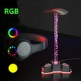 thumbnail image 2 of Gaming Headphones Stand with RGB light, with 9 Light Modes,Compatible with all Standard Sized Headsets,Desktop Atmosphere RGB Backlight, 2 of 4