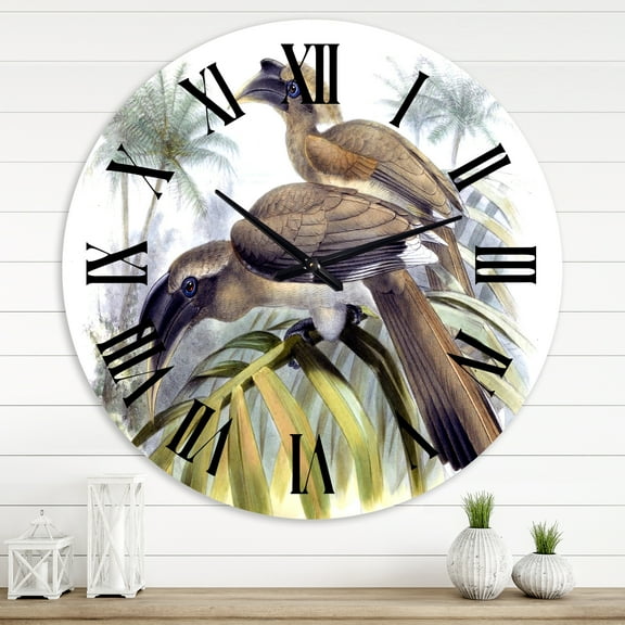 Designart 1 in Quartz Traditional Wall Clock