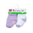 thumbnail image 2 of Hanes Toddler Girl Ankle Socks, 6 Pack, Sizes 6M-5T, 2 of 4