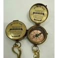 thumbnail image 4 of Engraved Compass My Dear Son Brass Compass Engraved Gifts for Men Antique for Men Romantic Gifts for Him/Her Keepsake Gifts for Son Compass Boating Compass Direction Pocket Compass Gift, 4 of 5
