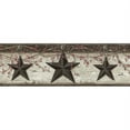 thumbnail image 2 of Chesapeake by Brewster BBC44603B Graham Sand Rustic Star Trail Border, 2 of 2