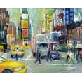 thumbnail image 2 of Wallich, Richard 24x20 White Modern Wood Framed Museum Art Print Titled - Times Square, 2 of 4