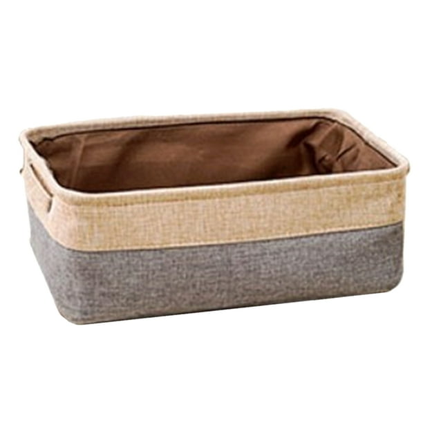 Canasta De Almacenamiento Plegable Maquillaje Cosméticos Gadgets Herramientas Libros Caja De Almacenamiento Gris m Macarena Cesta de almacenamiento plegable