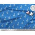 thumbnail image 2 of Soimoi Rayon Fabric Leaves & Floral Block Fabric Prints by Yard 56 Inch Wide, 2 of 3