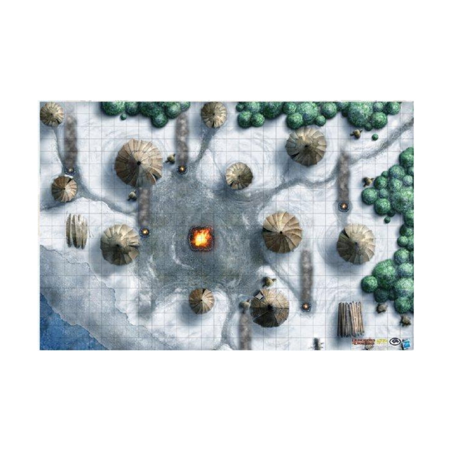 Battle Systems Flagstone Floor Game Mat 2x2 Feet - Neoprene, 1" Grid, For D&D, Warhammer, Tabletop RPGs - View #5