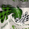 thumbnail image 5 of St. Patrick's Day Cloth Napkins, Green and Black Checkered Lucky Washable and Reusable Dinner Napkins Set of 6, Table Napkin for Kitchen Party Birthday Wedding Hotel Housewarming 20"x20", 5 of 8