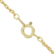 Gold Tone Letter Initial Script C Pendant Necklace 20 Chain Ladies Adult Female Women