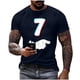 thumbnail image 2 of Tops para hombre, blusas y camisas de manga corta con cuello redondo para hombre, jersey informal con cuello redondo estampado para hombre, pantalones cortos deportivos para fitness, blusa de poliéste, 2 of 5