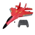 thumbnail image 2 of Avión de control remoto perfke 2.4G Juguete al aire libre Rojo 3 baterías, 2 of 9