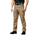 thumbnail image 5 of Men's Cargo Pants Tactical Work Pants Water Resistant Stretch Utility Trousers for Hiking Outdoor with 6 Pockets, 5 of 8