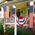 thumbnail image 4 of 4th of July Patriotic Flower Basket Mailbox Cover, Independence Day Magnetic Mailbox Cover, 21x18 Inch USA Floral American Flag Stars Stripes Decorative Standard Size Mailbox Post Cover, 4 of 6