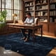 thumbnail image 3 of Alfombra LòutiRoot Home Fluffy Blue 120 x 180 cm para dormitorio, 3 of 7