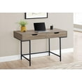 thumbnail image 3 of Monarch Specialties Computer Desk, Home Office, Laptop, Storage Drawers, 48"l, Work, Metal, Laminate, Brown, Black, Contemporary, Modern, 3 of 4