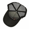 thumbnail image 5 of WITHMOONS Baseball Cap Neutral Meshed Hat Skull Star Embroidery LDM1060 (White), 5 of 5