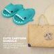 thumbnail image 5 of Lindo tiburón diapositivas zapatillas antideslizante baño suave suela verano al aire libre sandalias JShteea Para Estrenar, 5 of 7