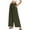Green, variant on Women's Plus Cargo Pants Women Jeans Plus Size Capri Pants for Women Plus Size Dressy Women's Wide Leg Casual Pants Summer High Waist Side Tie Knot Lightweight Loose Flowy Beach Trousers with Pockets