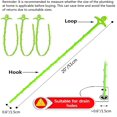 thumbnail image 2 of Drain Clog Remover, 5 Pack 20 Inch Snake Drain Cleaner, Flexible Plastic Sink Snake for Sewer, Kitchen, Sink Bathroom, Convenient Hair Drain Clog Remover, 2 of 5