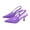 Purple, variant on Women's Fashionable Casual Solid Color Pointed Toe Open Back Style High Heels Shoes Purple 6