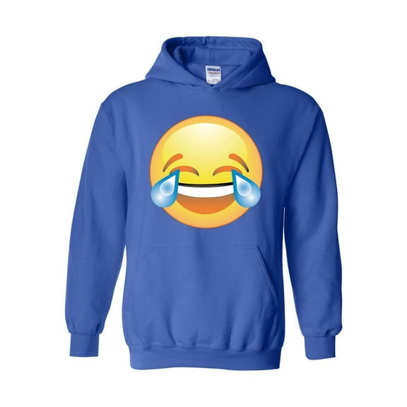 MmF - Mens Sweatshirts and Hoodies, up to Size 5XL - Emoji Laughing Tears