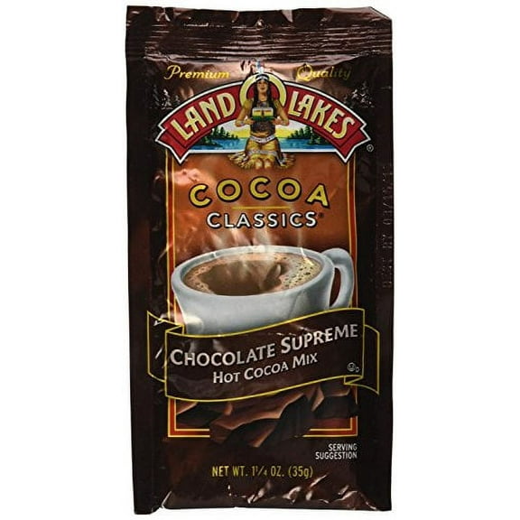 Land O Lakes, Cocoa Mix Classic Chocolate Supreme, 1.25-Ounce (12 Pack)
