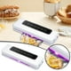 thumbnail image 1 of Sellador térmico portátil para bolsas de alimentos, pequeño y sellado para alimentos, sellador térmico portátil para botellas, peso compatible con la máquina, sellador al vacío FoodSaver, paquete de, 1 of 4