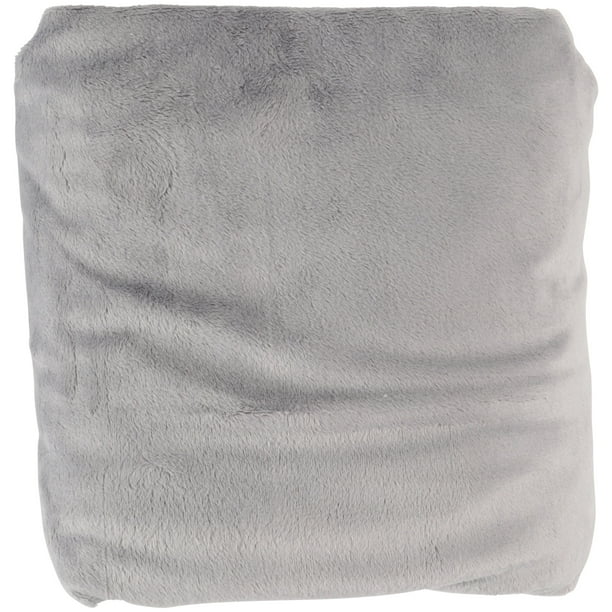 Tl Care Heavenly Soft Chenille Gray Fitted Crib Sheet Walmart