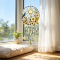 thumbnail image 5 of Clearance! Suncatcher Window Hanging Ornament Floral Hummingbird Acrylic Wind Chime with Crystal Pendant for Home Bedroom Living Room Window Garden Boho Wall Art Decor, 5 of 7