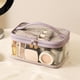 thumbnail image 2 of Bolsa de cosméticos transparente de gran capacidad para guardar cosméticos, lápiz labial, color puro, bolsa de aseo portátil avanzada, 2 of 3