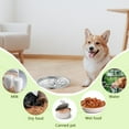 thumbnail image 6 of IMossad Stainless Steel Slow Food Pet Bowl 9.06in Thickened Large Capacity Dog Cat Feeding Bowl Non-Slip Durable Washable Chew-Resistant Food Water Dish, 6 of 7